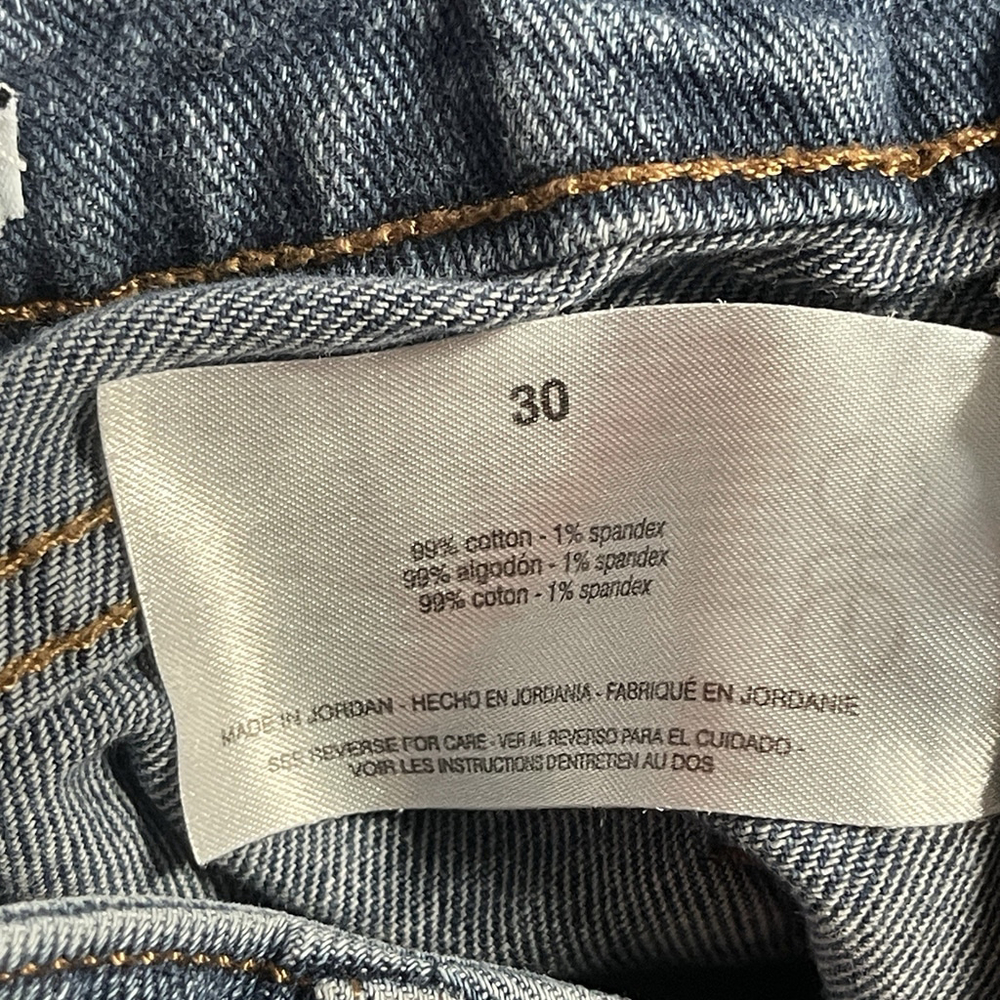Sam Edelman Womens Jeans Sz 30 High Rise Slim Straight Blue Denim Dark Wash $129 - Picture 5 of 9